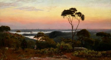 Sydney from the North Shore, 1888 by C.H. Hunt