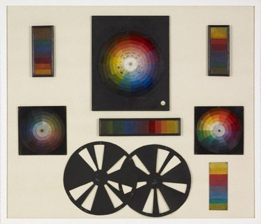 (A set of colour discs, scales, wheels), 1917-1919 by Roy de Maistre